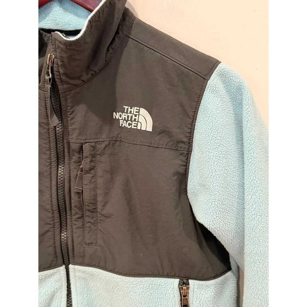 The North Face Denali 2 Fleece Jacket Youth Large 14/16 Blue Black NF0A3N05RT5